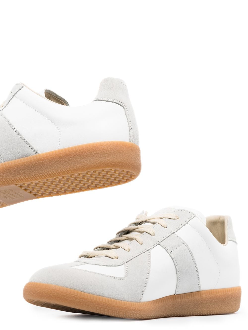 MAISON MARGIELA Low-Top Replica Leather Sneakers