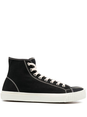 MAISON MARGIELA High-Top Split-Toe Canvas Sneakers