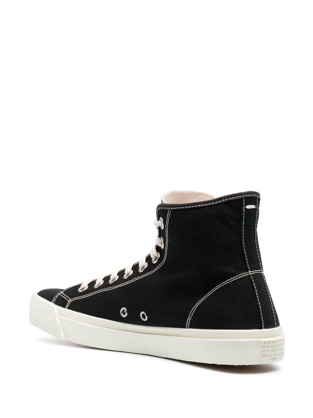 MAISON MARGIELA High-Top Split-Toe Canvas Sneakers