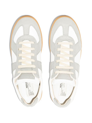 MAISON MARGIELA Women's White Leather Low-Top Sneakers for SS24