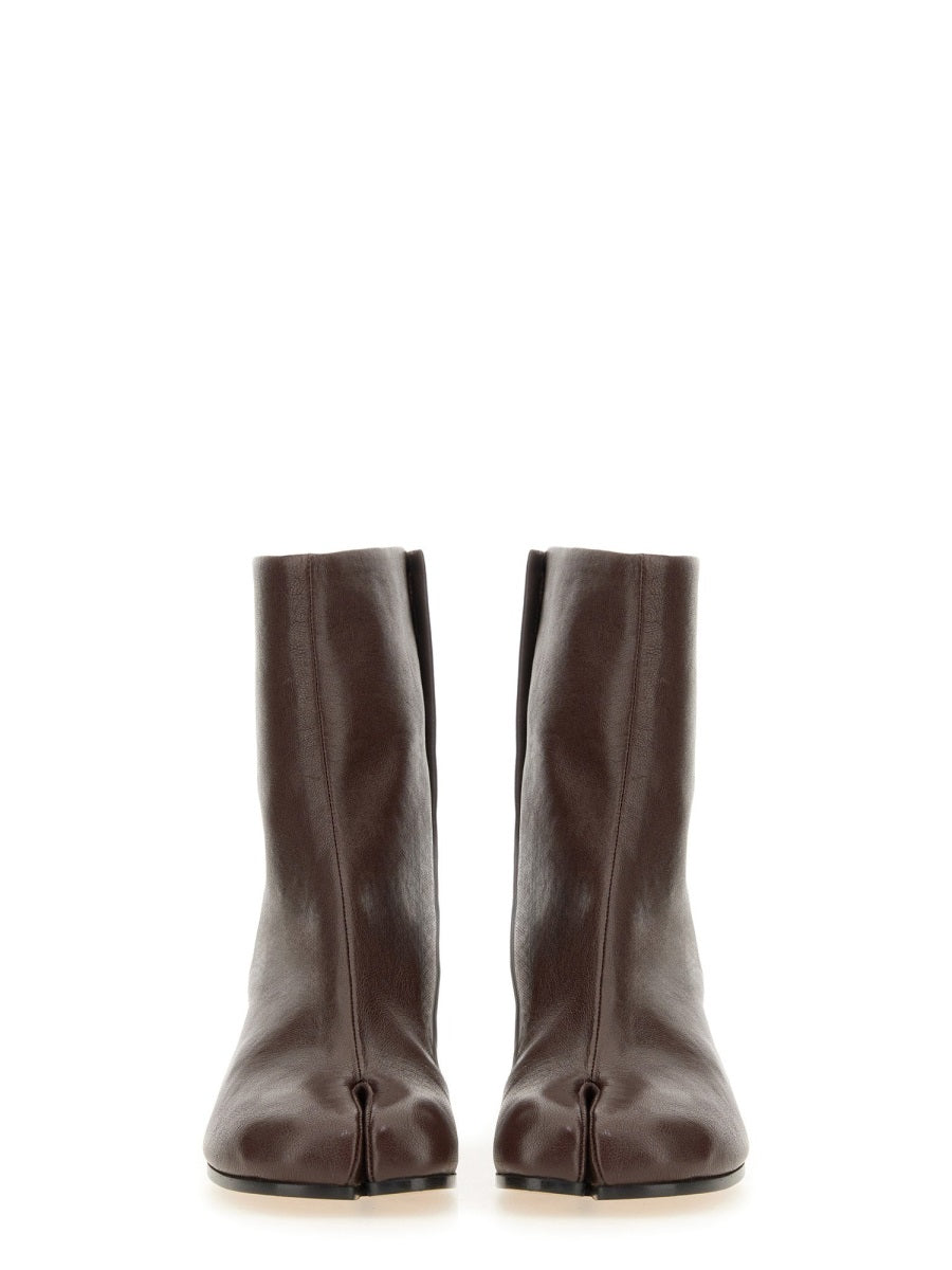 MAISON MARGIELA Sheepskin and Cowhide Tabi Boots for Women