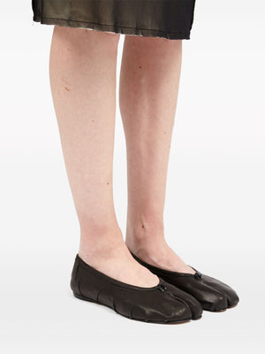 MAISON MARGIELA Tabi Leather Ballet Flats for Women - SS24 Collection