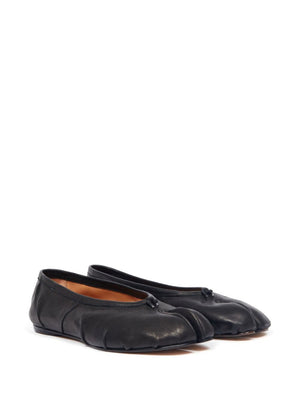 MAISON MARGIELA Tabi Leather Ballet Flats for Women - SS24 Collection