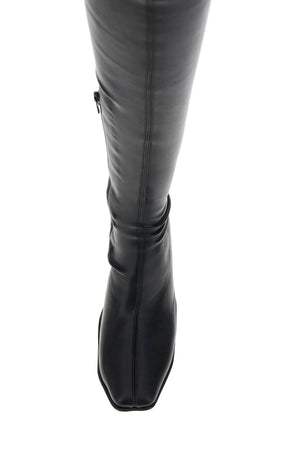 MM6 MAISON MARGIELA Thigh-High Stretch Leather Boots