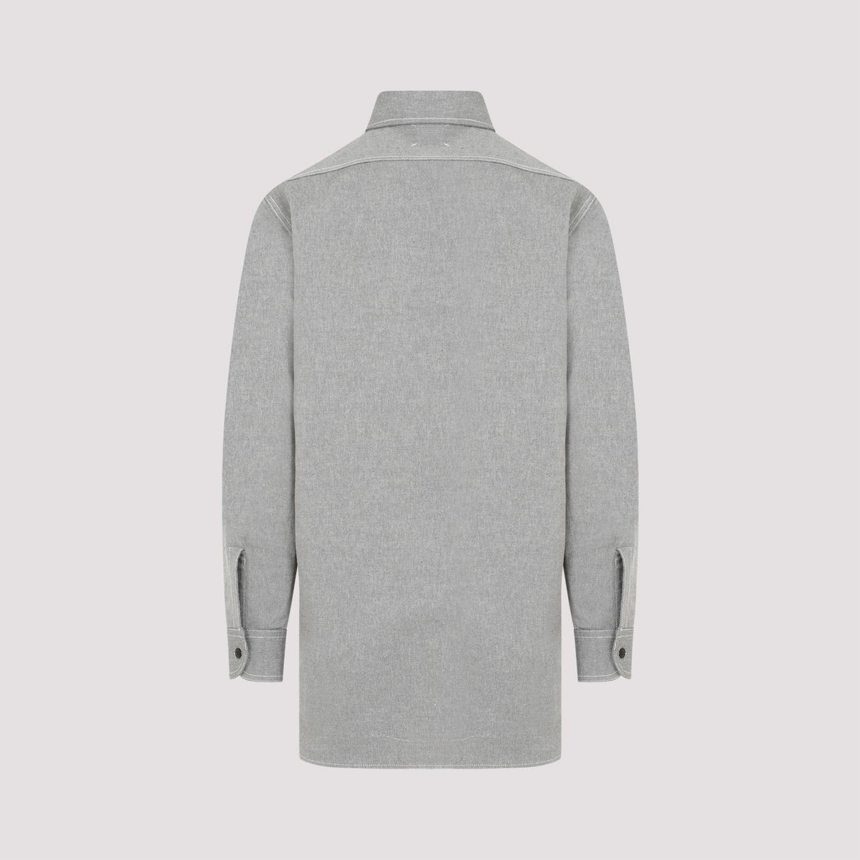 MAISON MARGIELA メンズ用グレーコットンシャツ - SS24コレクション