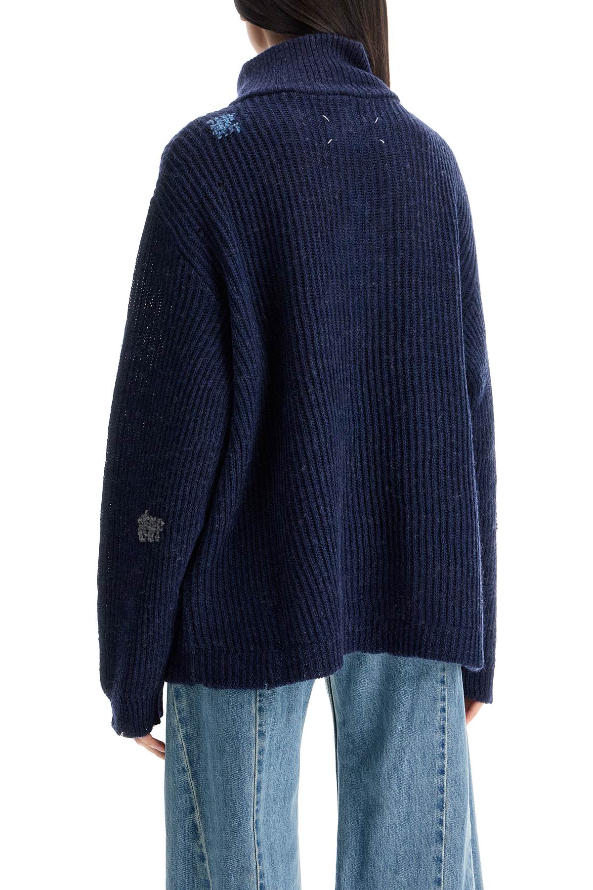 MAISON MARGIELA Oversized Linen and Wool Blend Sweater