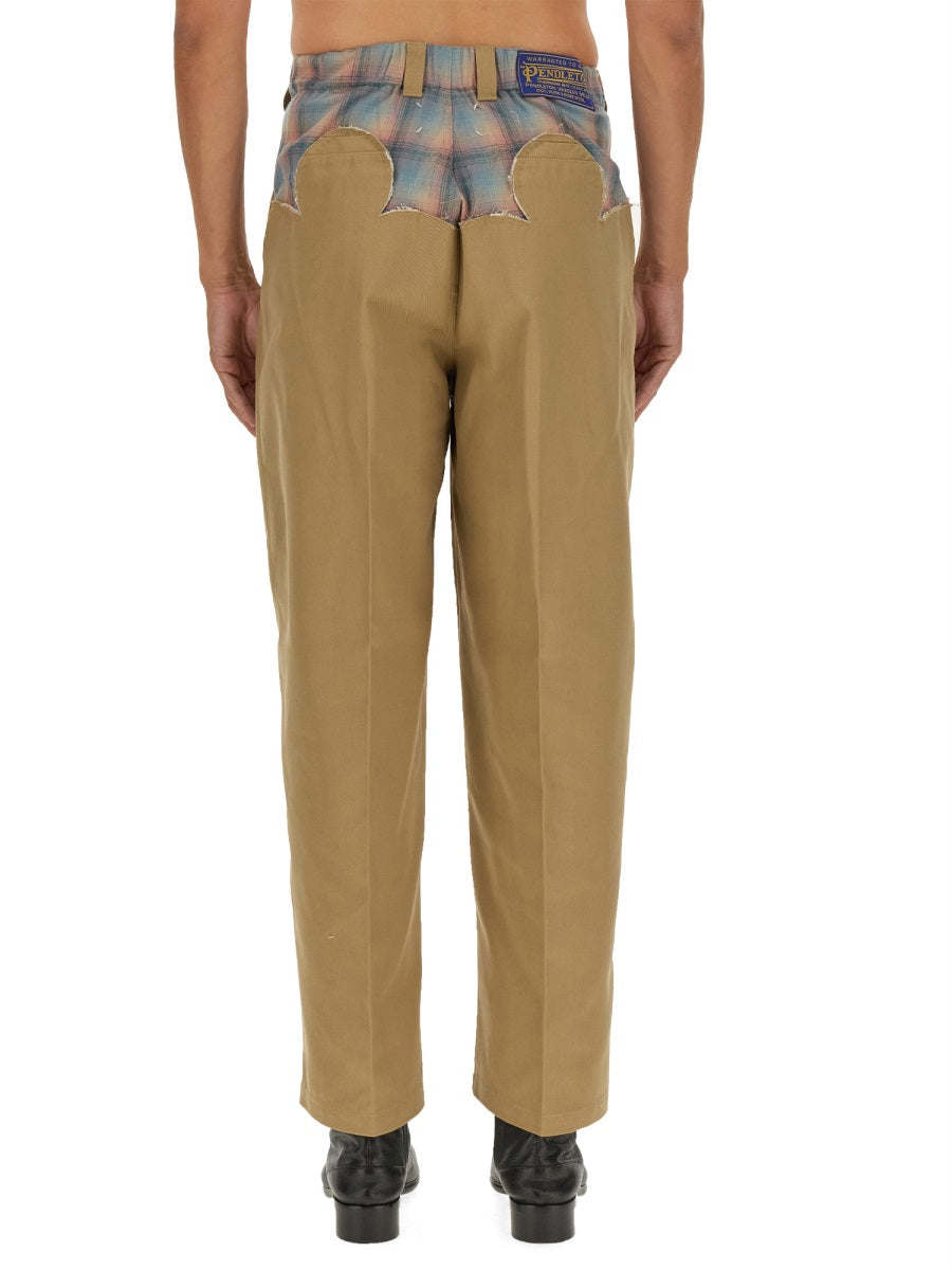 MAISON MARGIELA Regular Fit Wool Pants - Size 44