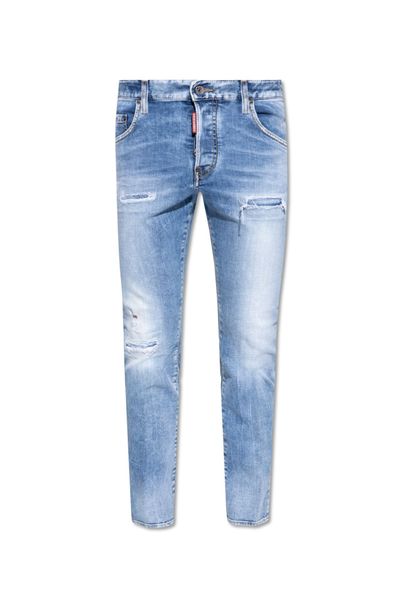 DSQUARED2 Mid Rise Distressed Skinny Jeans - Men's