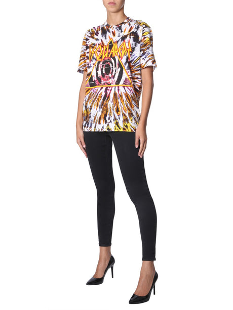 DSQUARED2 Tie-Dye Print Relaxed Fit T-Shirt