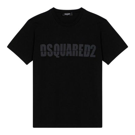 DSQUARED2 Loose Fit Black Cotton Tee