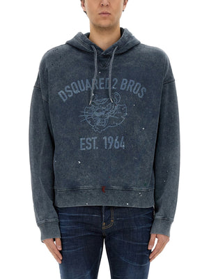 DSQUARED2 Men's Logo Print Sweatshirt - Size M