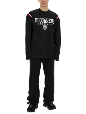 DSQUARED2 Oversized Cotton Jogging Pants - Size L