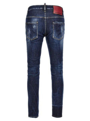 DSQUARED2 Premium Cotton Logo Jeans for Men - Modern Fit