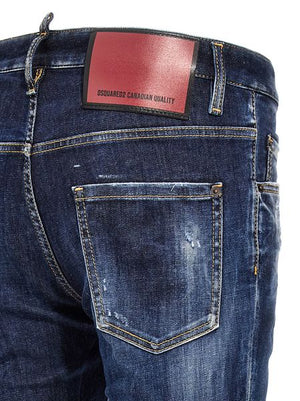 DSQUARED2 Premium Cotton Logo Jeans for Men - Modern Fit