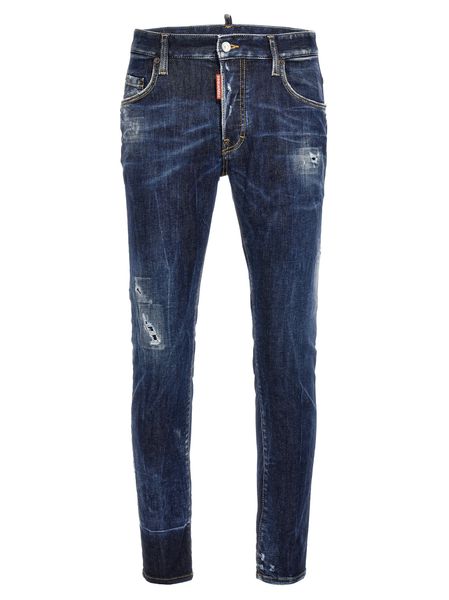 DSQUARED2 Premium Cotton Logo Jeans for Men - Modern Fit