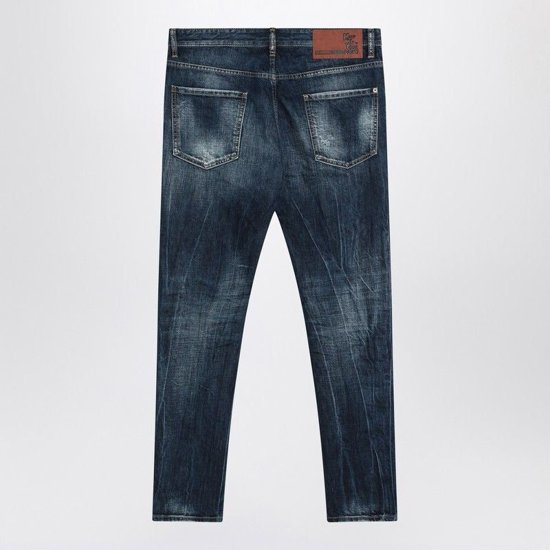 DSQUARED2 Slim Fit Washed Jeans for Men - SS25 Collection