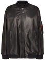 DSQUARED2 Oversize Women's Leather Bomber Jacket