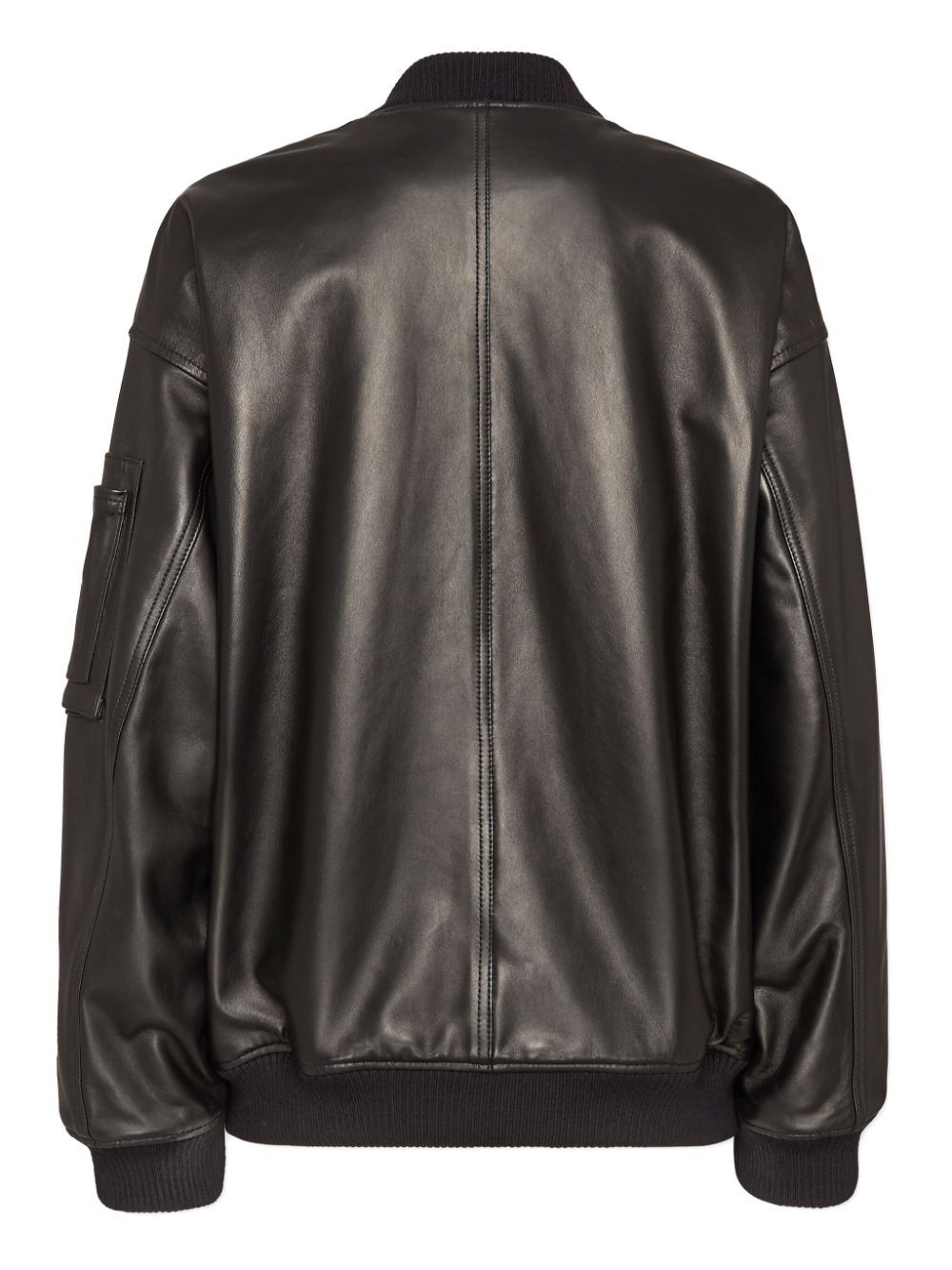 DSQUARED2 Oversize Women's Leather Bomber Jacket