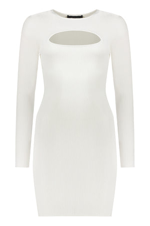 DSQUARED2 Knit Mini-Dress with Cut-Out Detail