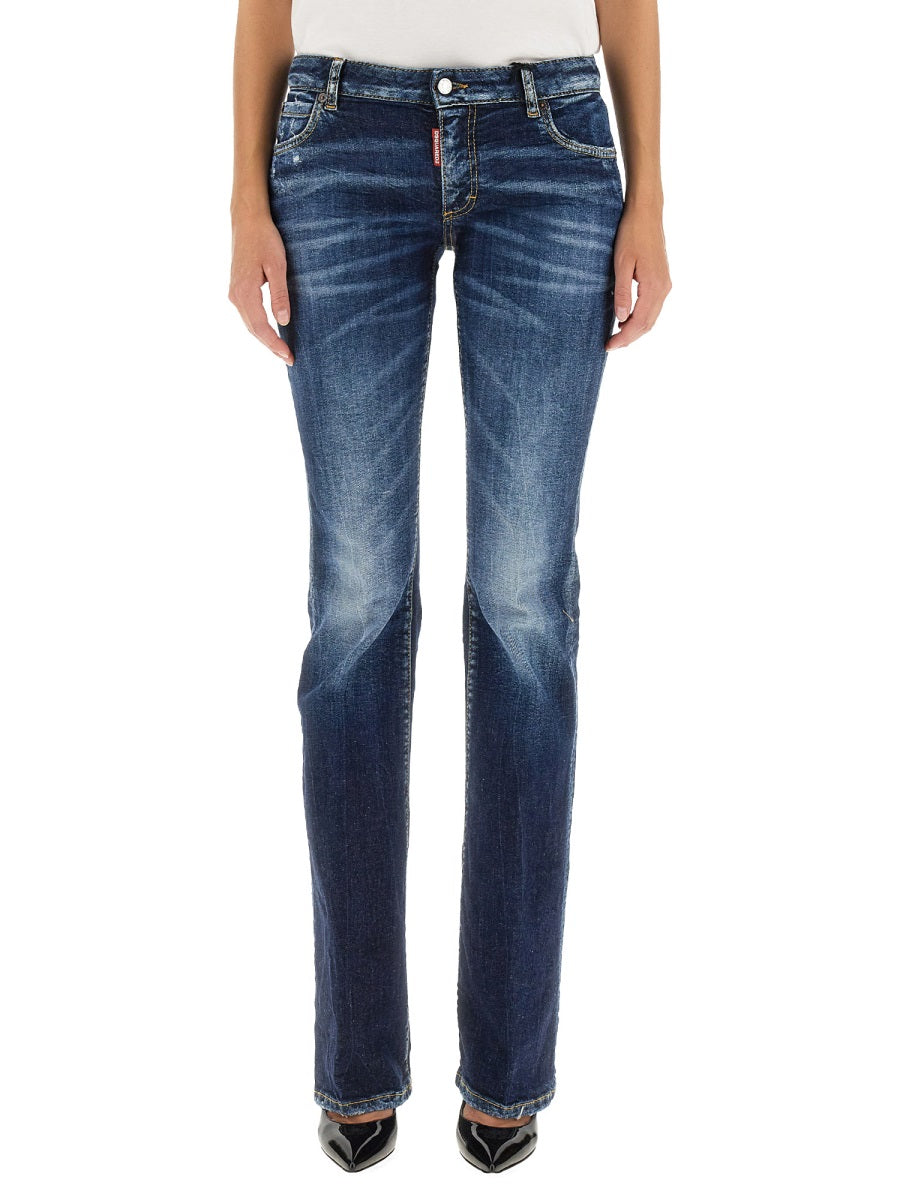 DSQUARED2 Women's Twiggy Flare Jeans - Perfect for Fall 2023