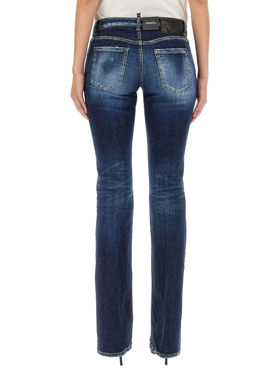 DSQUARED2 Women's Twiggy Flare Jeans - Perfect for Fall 2023