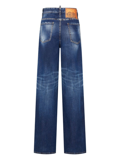 DSQUARED2 Wide Leg Jeans - Women's Size 40