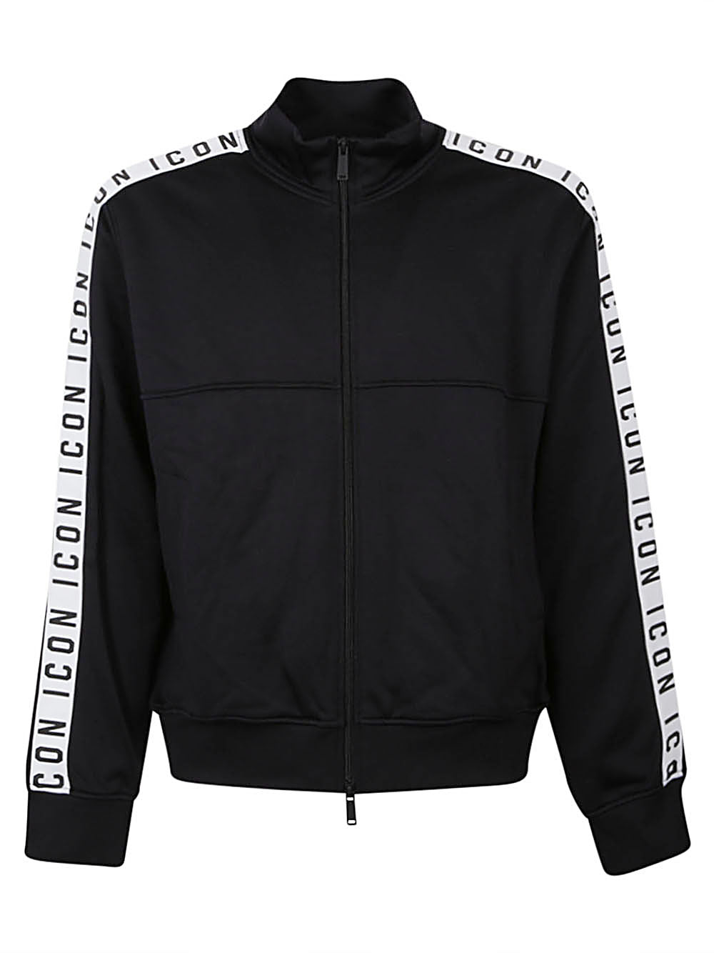 DSQUARED2 Men's Mini Icon Band Zip-Up Sweatshirt