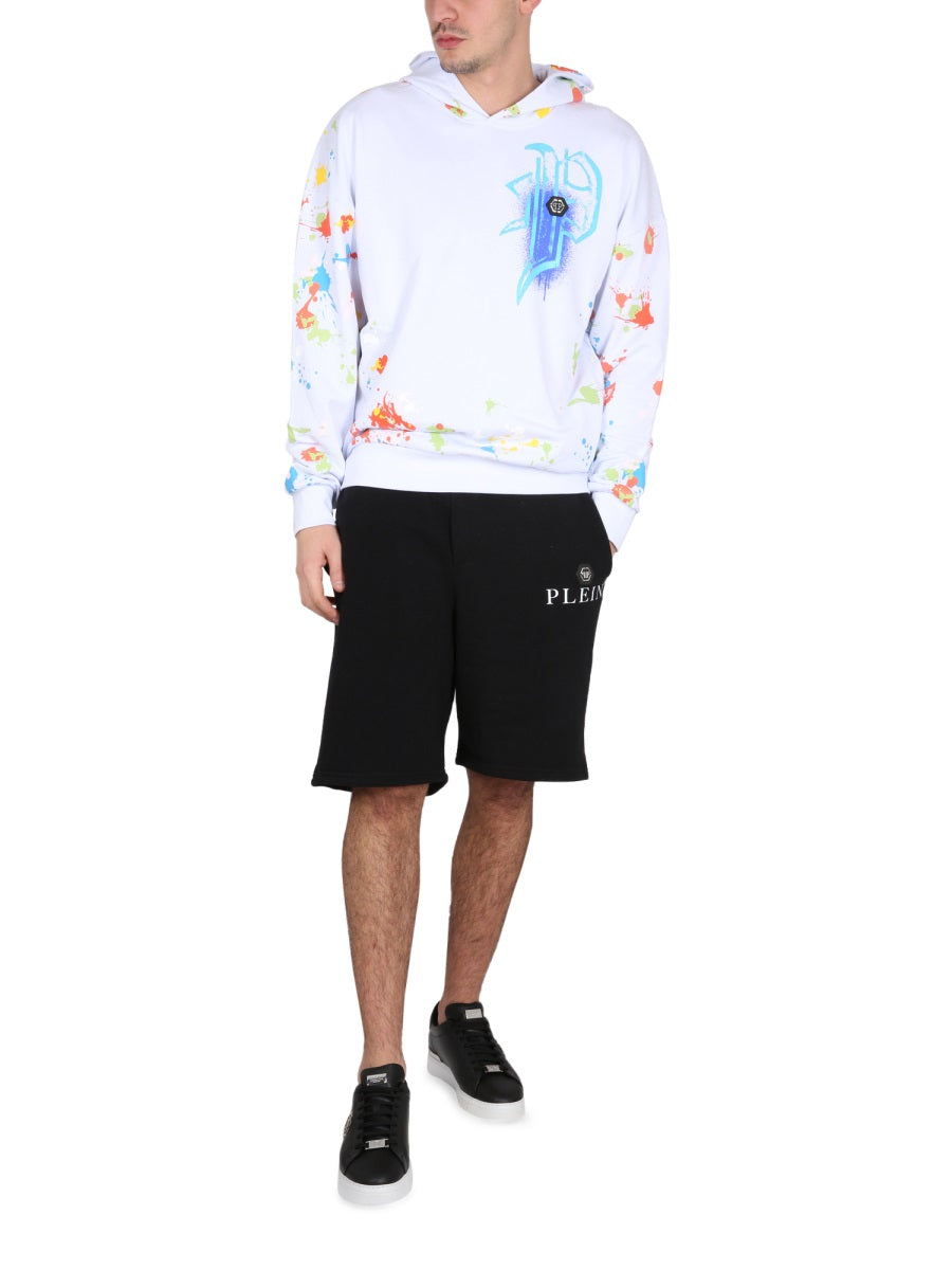 PHILIPP PLEIN Hooded Pullover for Men - SS23 Collection