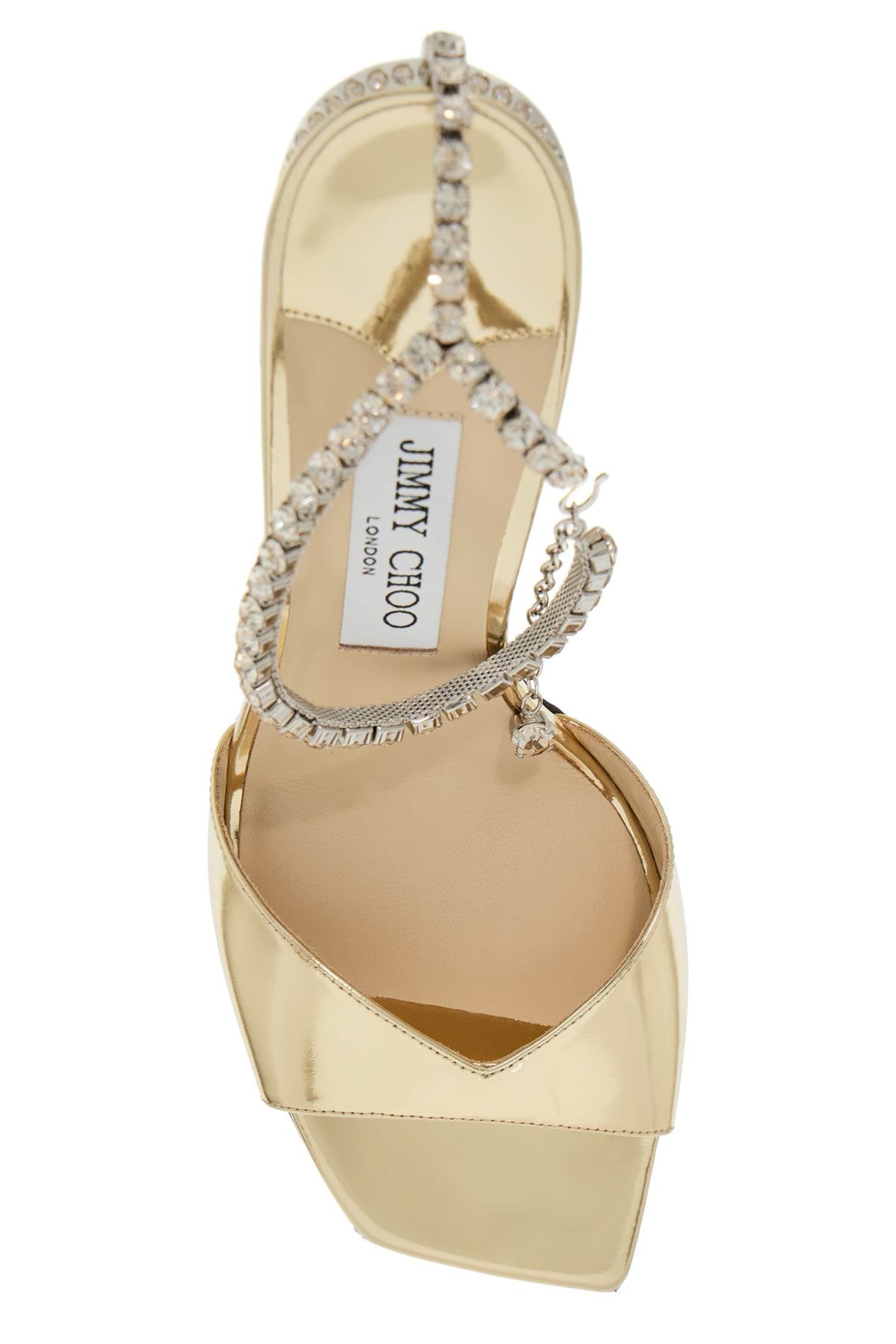 JIMMY CHOO Elegant 85mm Crystal-Embellished Sandals