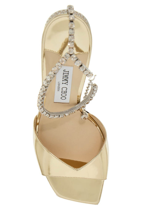 JIMMY CHOO Elegant 85mm Crystal-Embellished Sandals