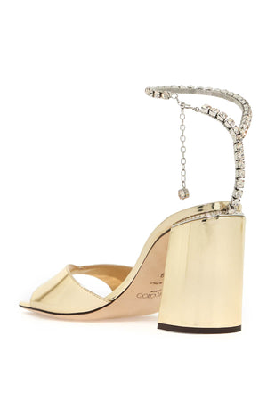 JIMMY CHOO Elegant 85mm Crystal-Embellished Sandals