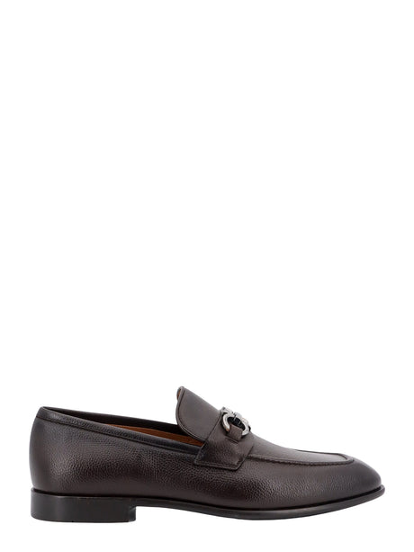 Ferragamo Elegant Leather Loafers for Men