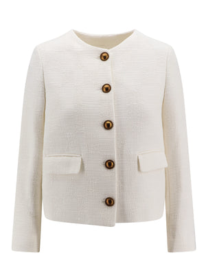 SAULINA Chic Cotton Blazer for Women - IT Size