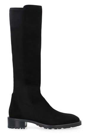 STUART WEITZMAN 5050 Leather and Stretch Fabric Boots for Women