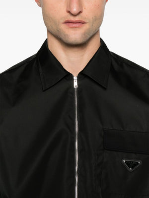 PRADA Men's Eco-Friendly Recycled Polyamide Shirt