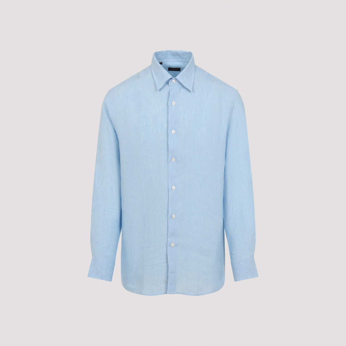 BRIONI Grey Linen Shirt for Men - SS24 Collection