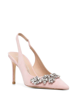 STUART WEITZMAN Elegance Redefined: Mini Crystal-Embellished Pumps for Women