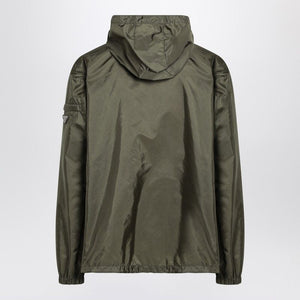 PRADA Hooded Military Jacket in Recycled Fabric