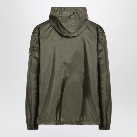 PRADA Hooded Military Jacket in Recycled Fabric