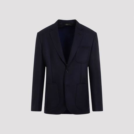 BRIONI Men's Premium Wool Blend Jacket