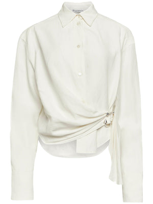 JW ANDERSON Draped Twisted Shirt for Women - SS25