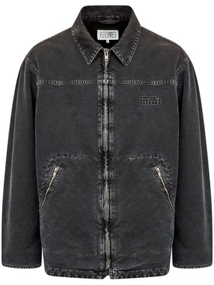 MM6 MAISON MARGIELA 100% Cotton Signature Numbers Jacket for Men