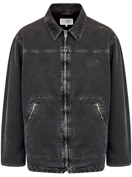 MM6 MAISON MARGIELA 100% Cotton Signature Numbers Jacket for Men