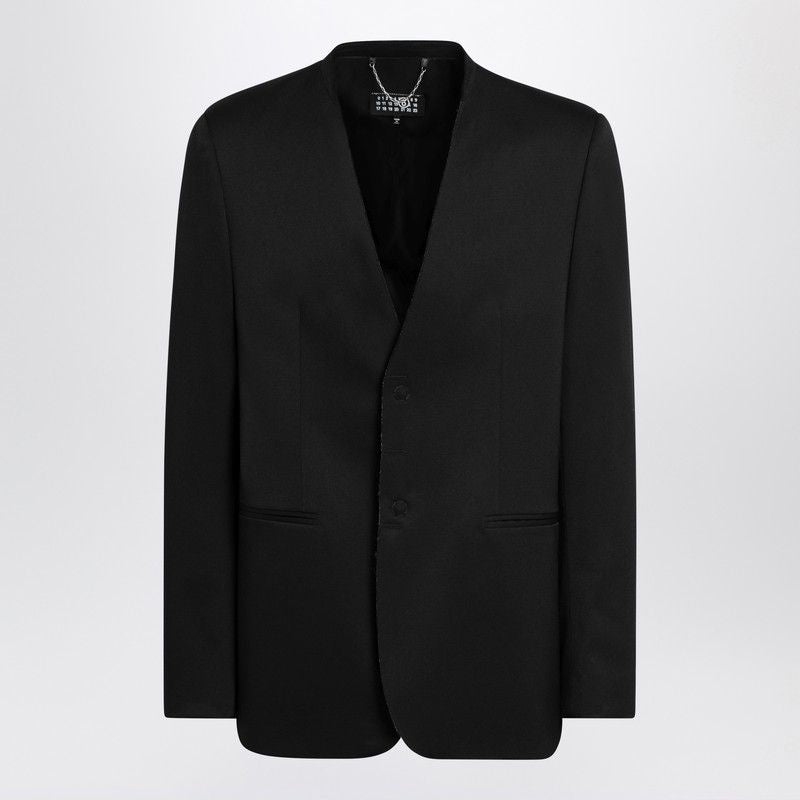 MM6 MAISON MARGIELA Single-Breasted Wool Blend Jacket