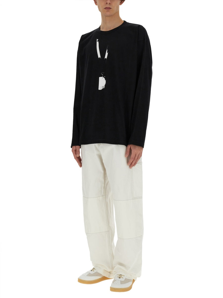 MM6 MAISON MARGIELA Regular Fit Cotton Canvas Pants - Size M