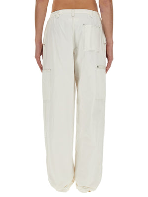 MM6 MAISON MARGIELA Regular Fit Cotton Canvas Pants - Size M