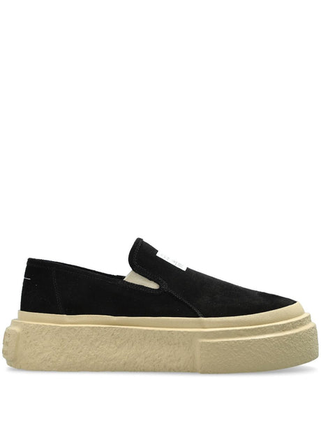 MM6 MAISON MARGIELA Leather Slip-On Sneakers for Men