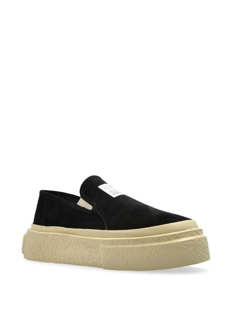 MM6 MAISON MARGIELA Leather Slip-On Sneakers for Men