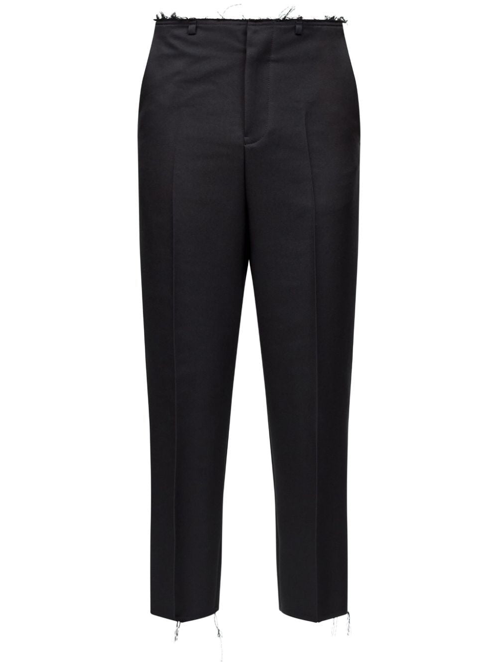 MM6 MAISON MARGIELA Raw Cut Tailored Trousers for Men - Fall/Winter 2024