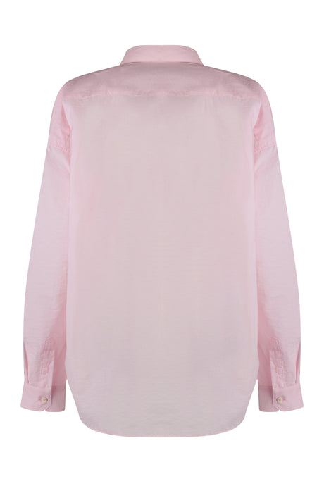 Y/PROJECT Stretch Cotton Shirt with Front Pocket - Light Pink